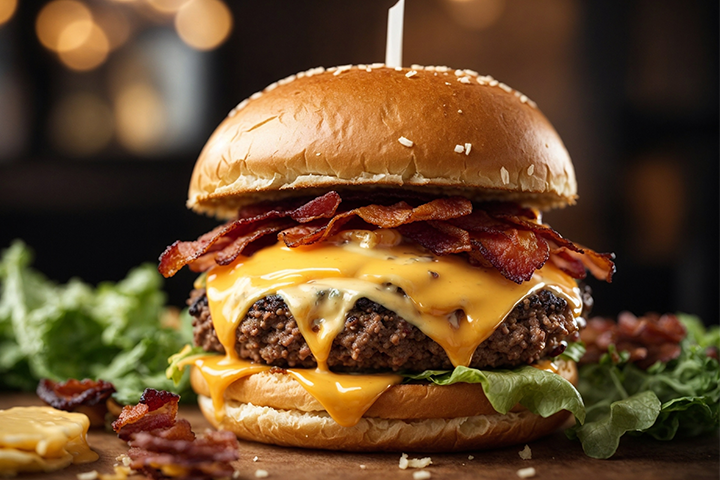 Wagyu Bacon Cheddar Burger