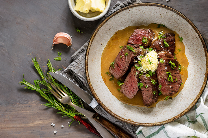 Garlic Butter Wagyu Filet Tips