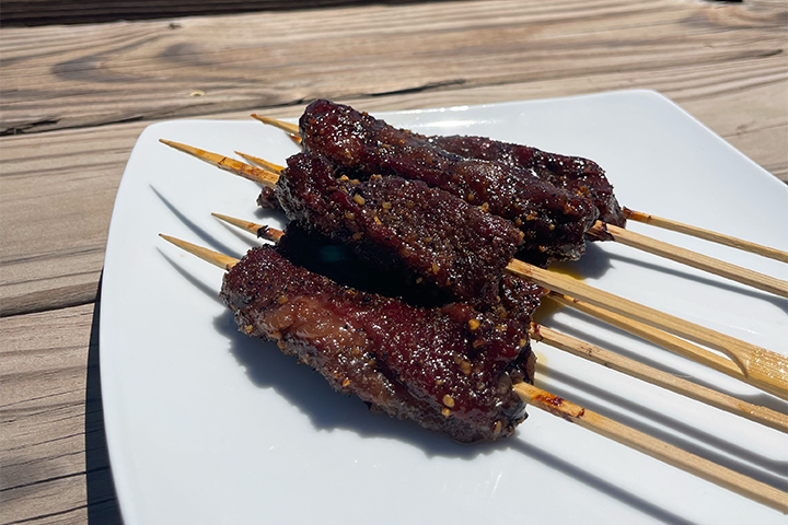 Wagyu Rib Finger Skewers