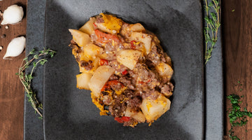 Crockpot Cowboy Potato Casserole with Wagyu Ground Beef