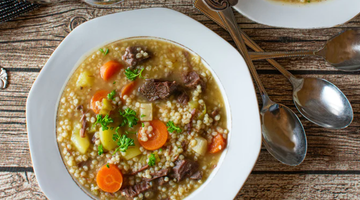 Wagyu Beef & Barley Soup