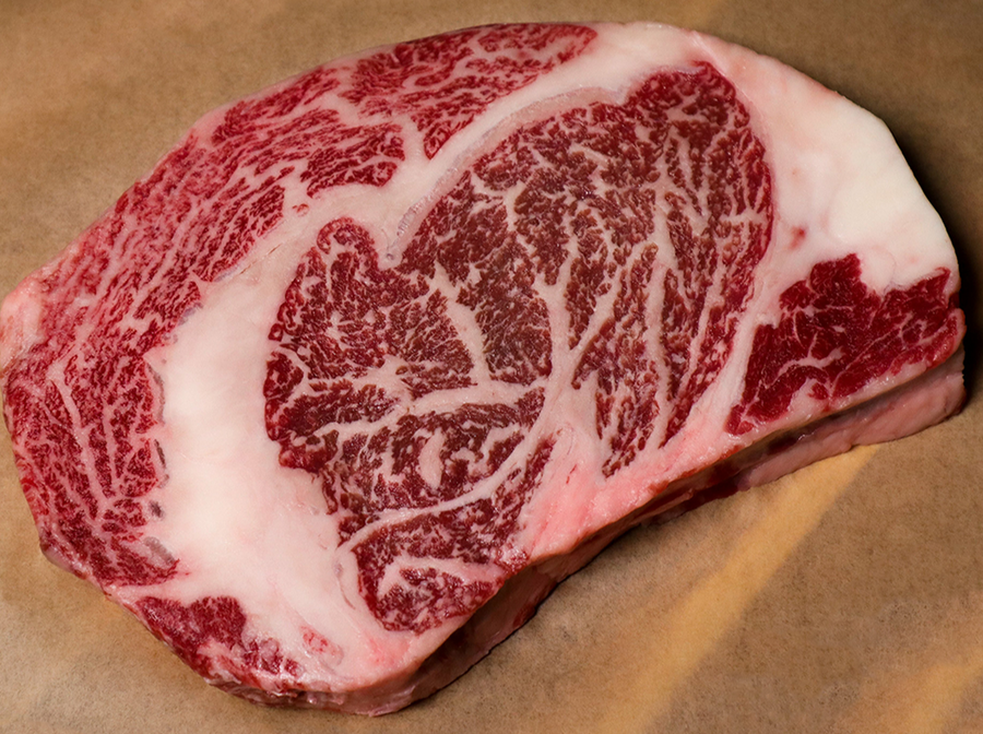 Ribeye steak top